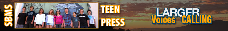 SBMS Teen Press team logo
